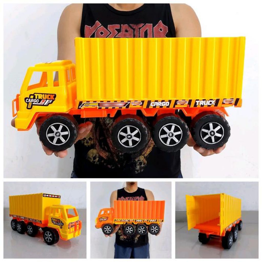 Mainan Mobil Truk Fuso Box - Miniatur Mobilan Truck Kontainer Koleksi Anak Laki Cowok