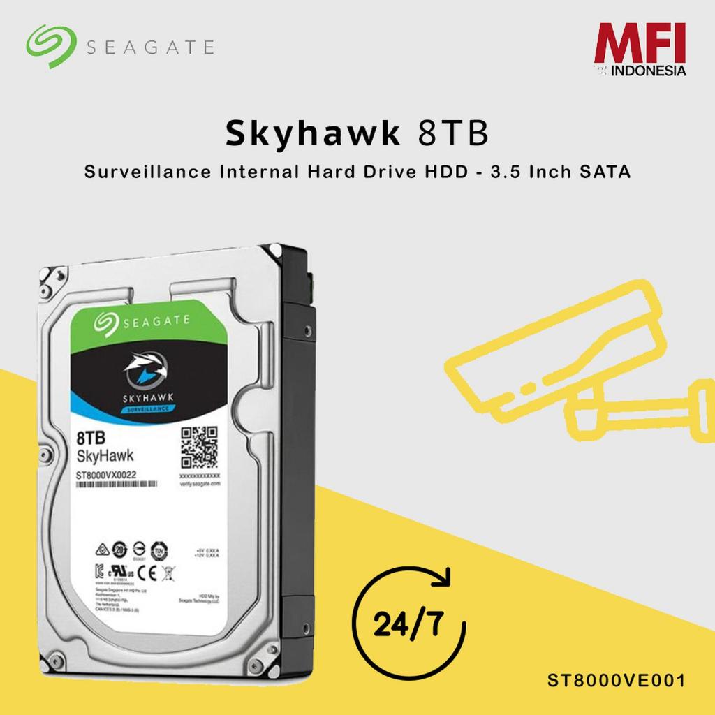 Hardisk Seagate Skyhawk 8TB for CCTV
