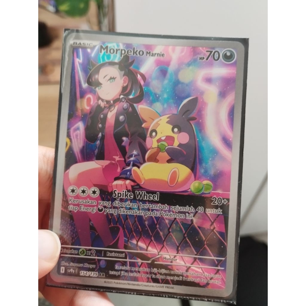 marnie morpeko ar win lelang pokemon