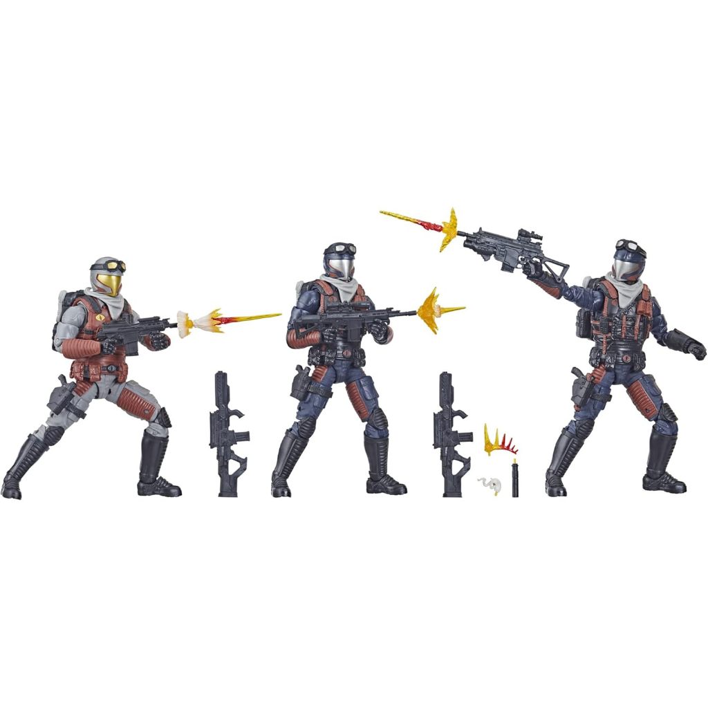 PROMO SPECIAL SERI IKLAN G.I. JOE COBRA VIPER OFFICER & VIPERS FIGUR 47 MAINAN, BERBAGAI AKSESORI,