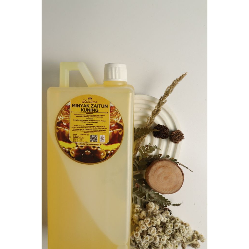 MINYAK ZAITUN KUNING ORIGINAL VANILLA K 1L / MINYAK ZAITUN 1 LITER / MINYAK BEKAM / SPA OIL / MINYAK