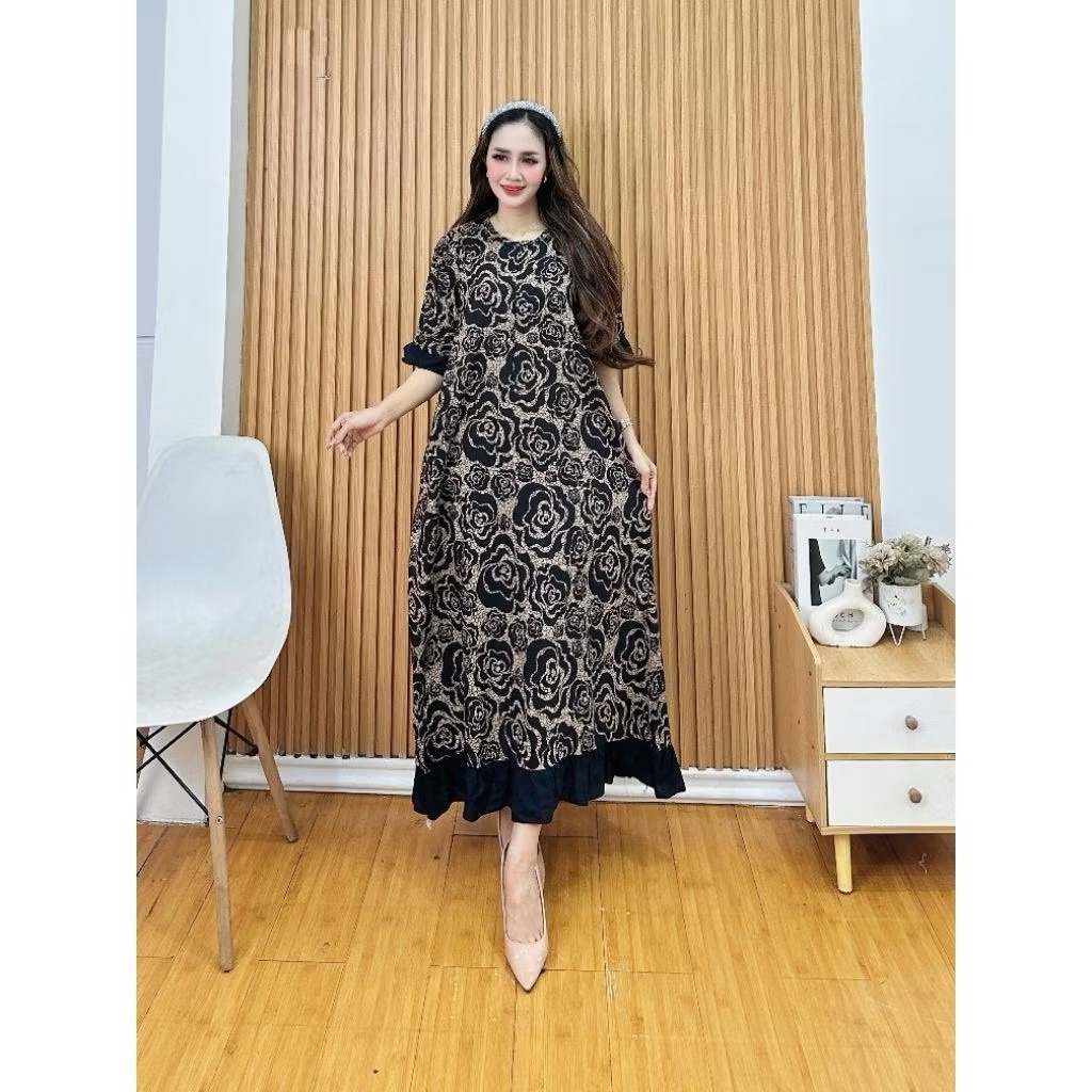 daster kekinian / daster jumbo ld 120 / Daster rempel jumbo ld 120