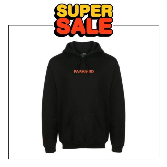 ASSC X UNDEFEATED PARANOID HOODIE BLACK ORANGE