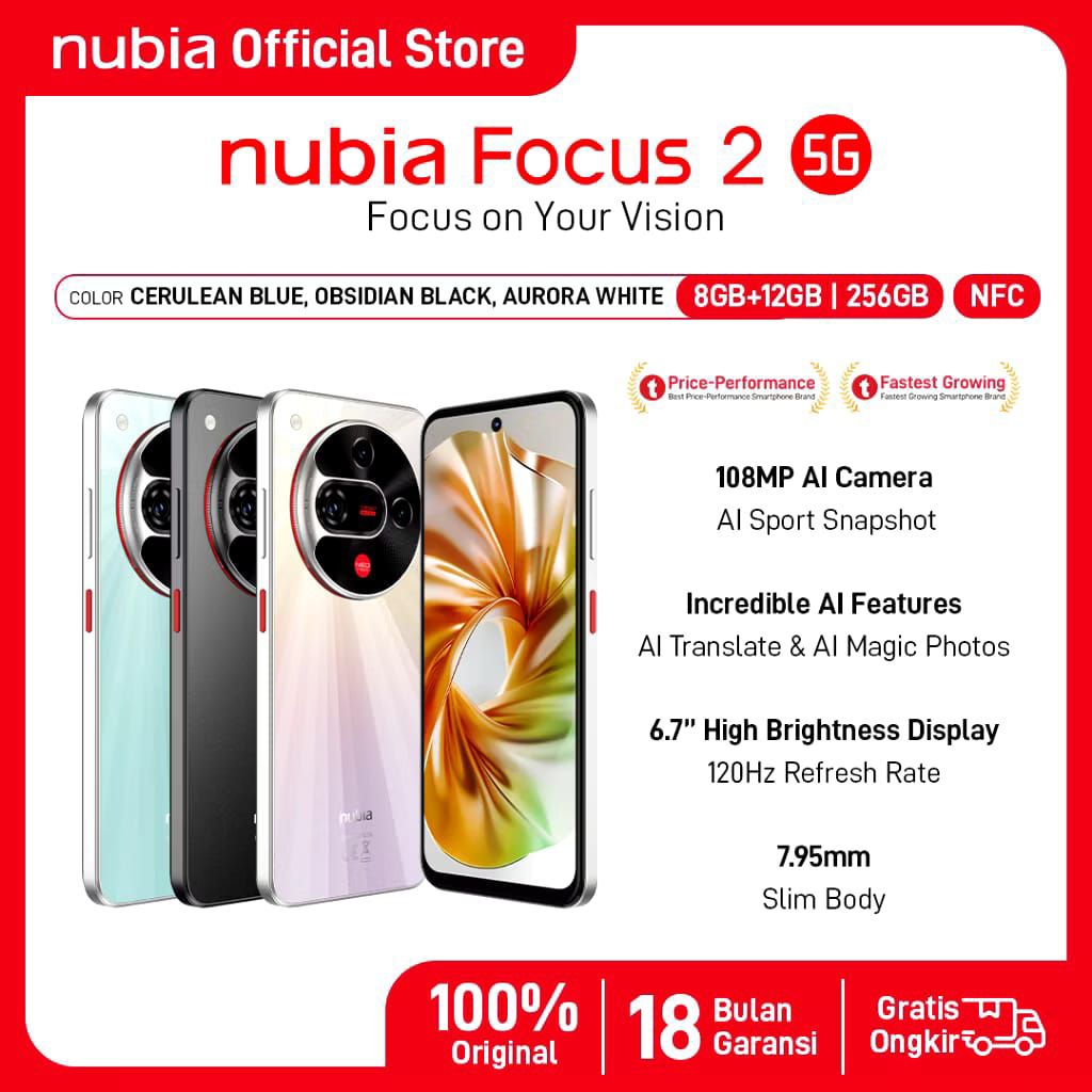 HP Nubia Focus 2 5G 8/256 GB NFC