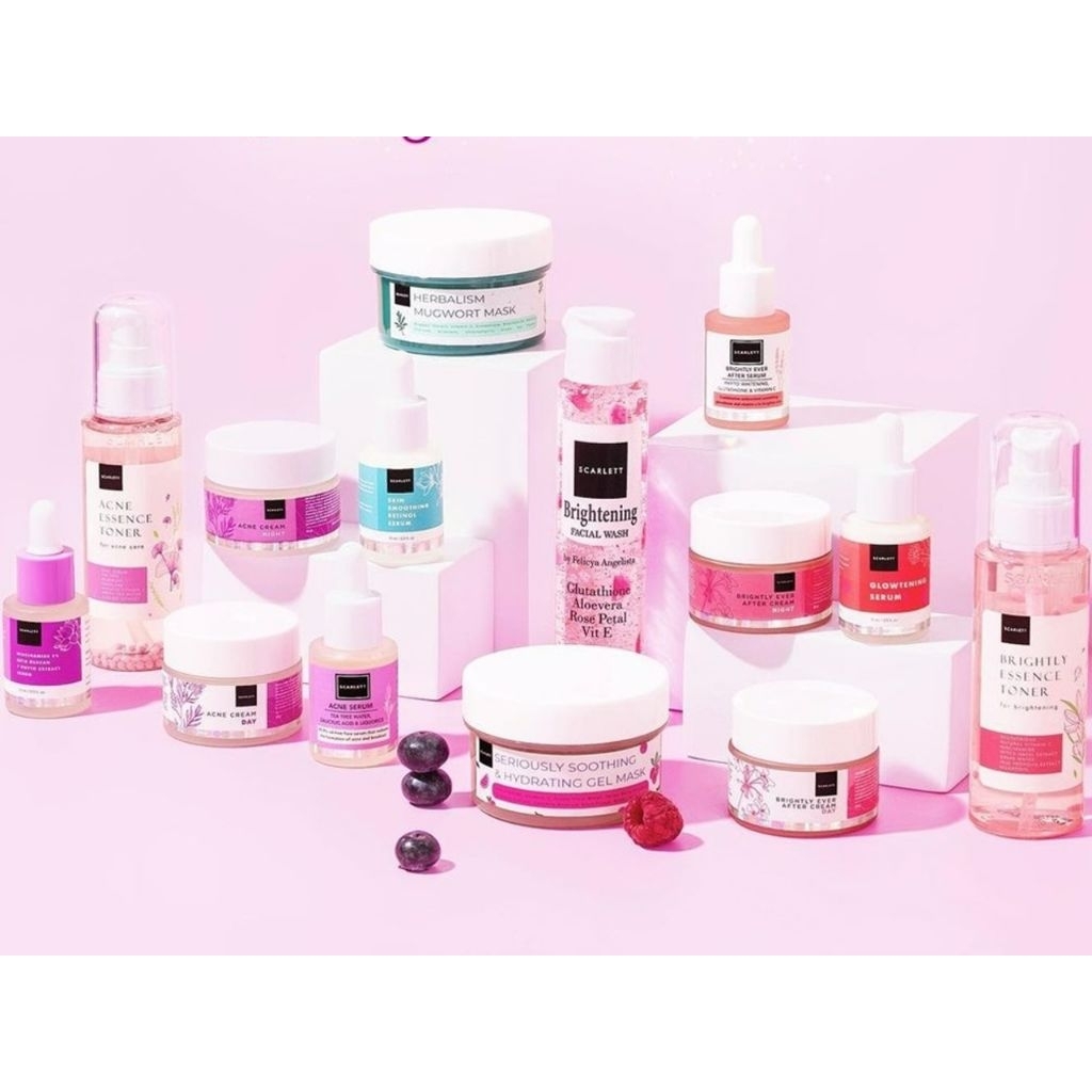 SCARLETT WHITENING skincare acne _SCARLETT BRIGHTLY SKINCARE