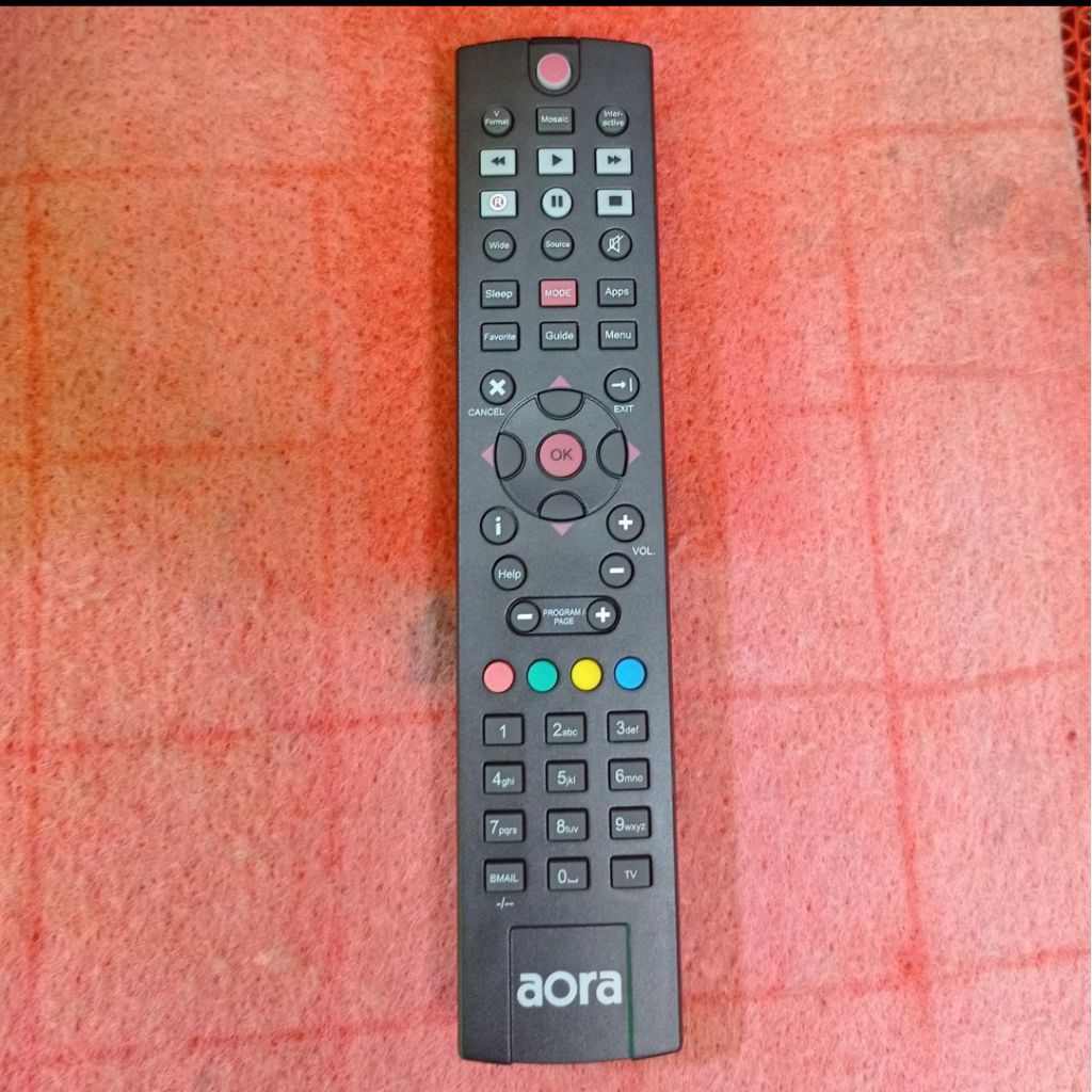 Remote Control RECEIVER TV AORA Original