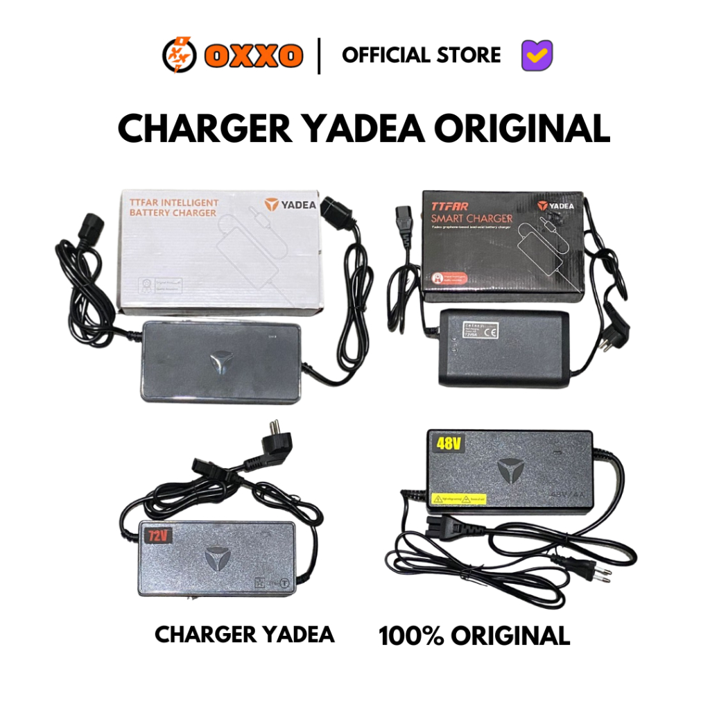 Charger Yadea Original 100% Garansi Resmi Yadea
