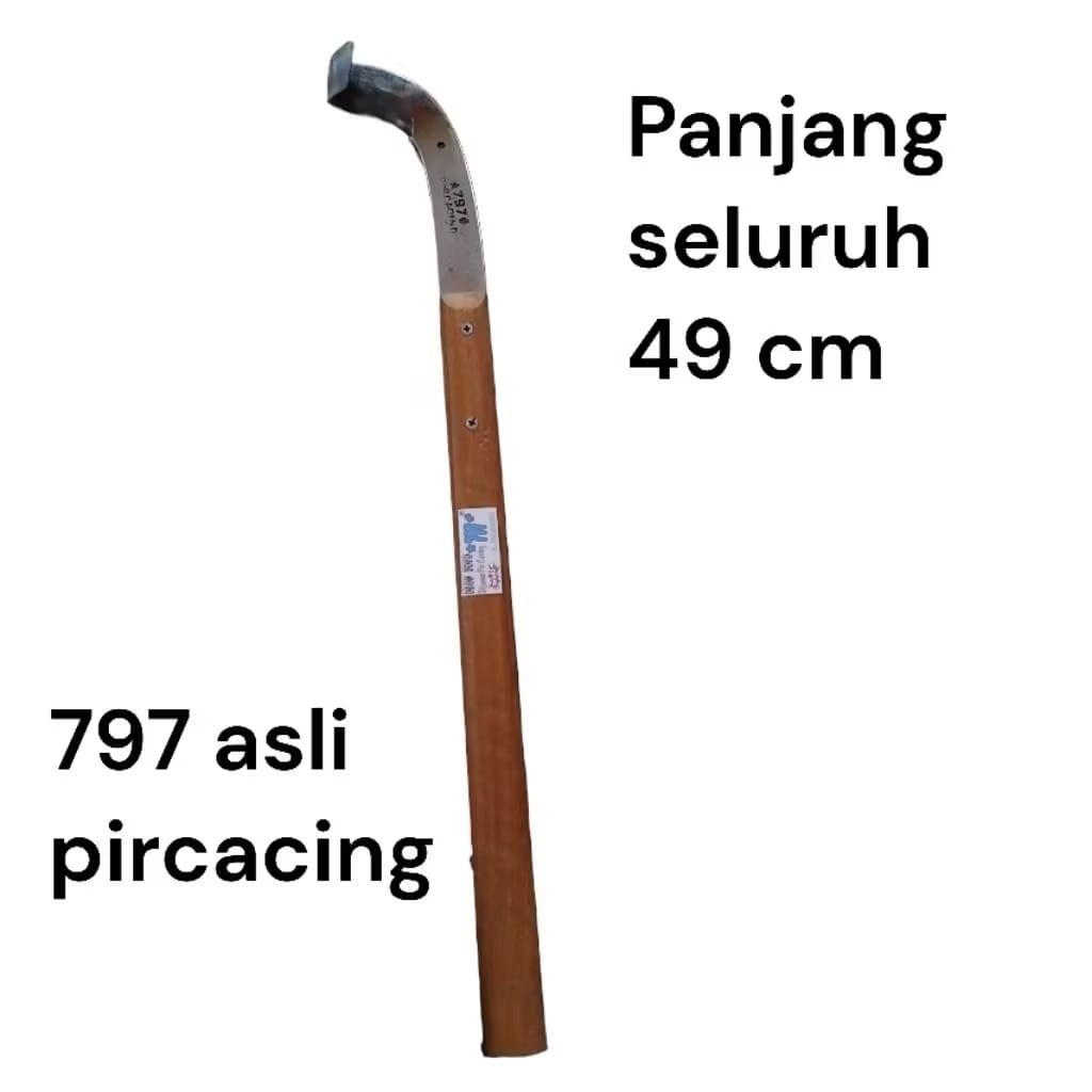 pisau sadap getah karet 797 pircacing hulu panjang