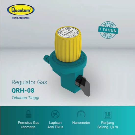 Quantum Regulator Tanpa Meteran High Presure QRH-08GB / QRH-09GB Regulator Gas Tekanan Tinggi