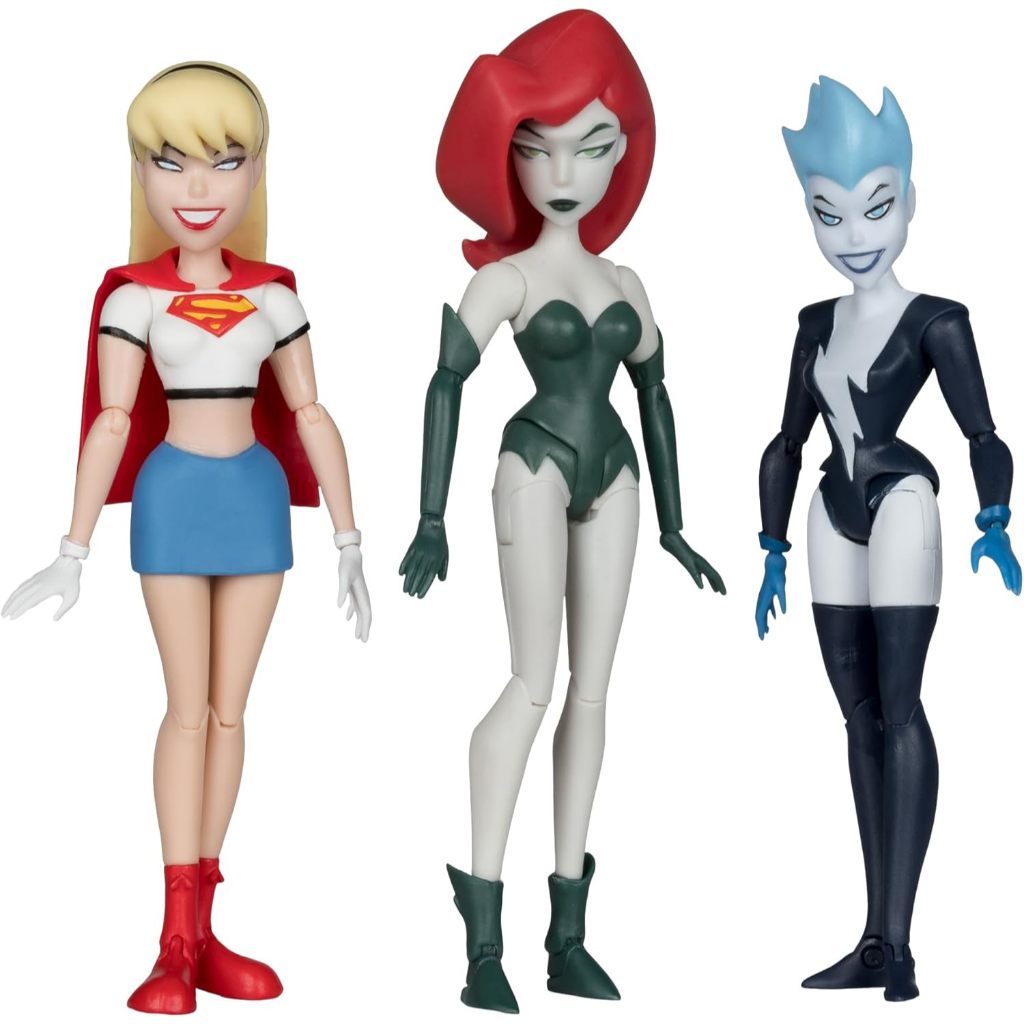 McFarlane Toys - The New Batman Adventures Poison Ivy Live Wire Supergirl