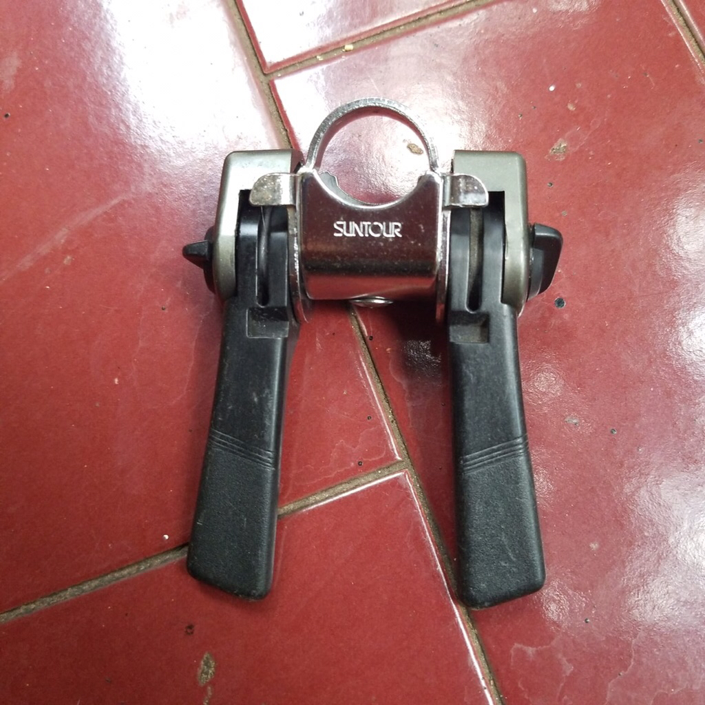 Shifter index stem Suntour 3x6 NOS  Jepang sepeda balap MTB jadul