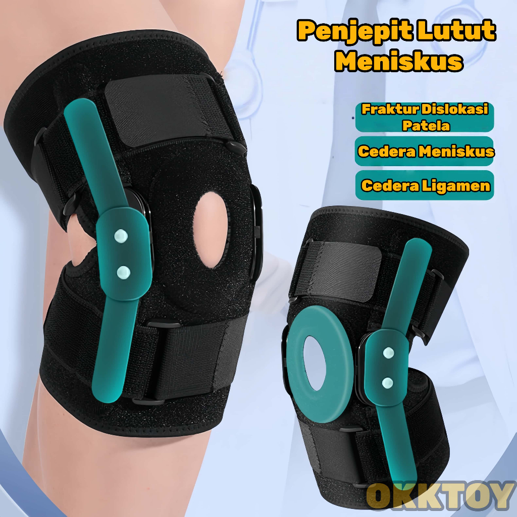 Penjepit Lutut Meniskus/Terapi Lutut Deker /Deker Lutut /Terapi Lutut Knee Support /Wrap Knee Pad /S