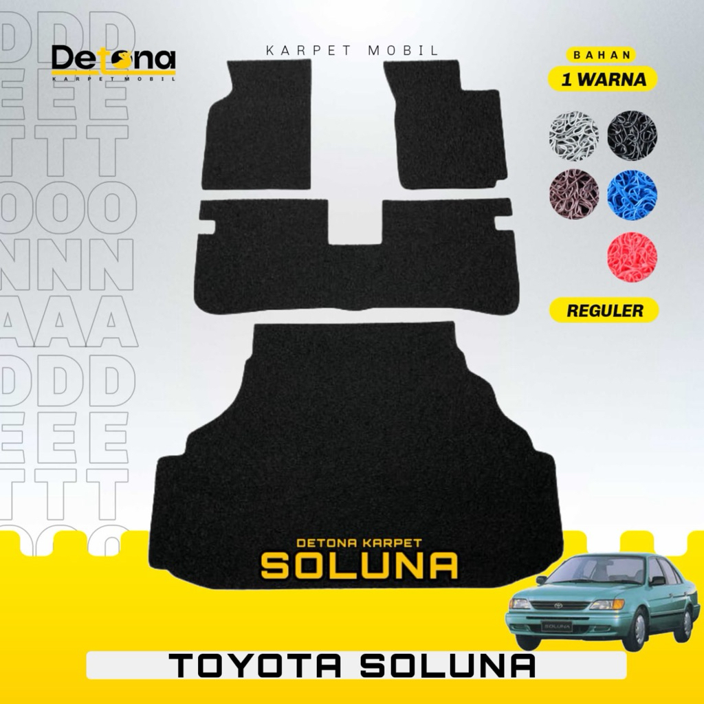 Karpet Mobil Mie Toyota SOLUNA 2000-2003 / Karpet Mie Mobil Toyota SOLUNA 2000-2003