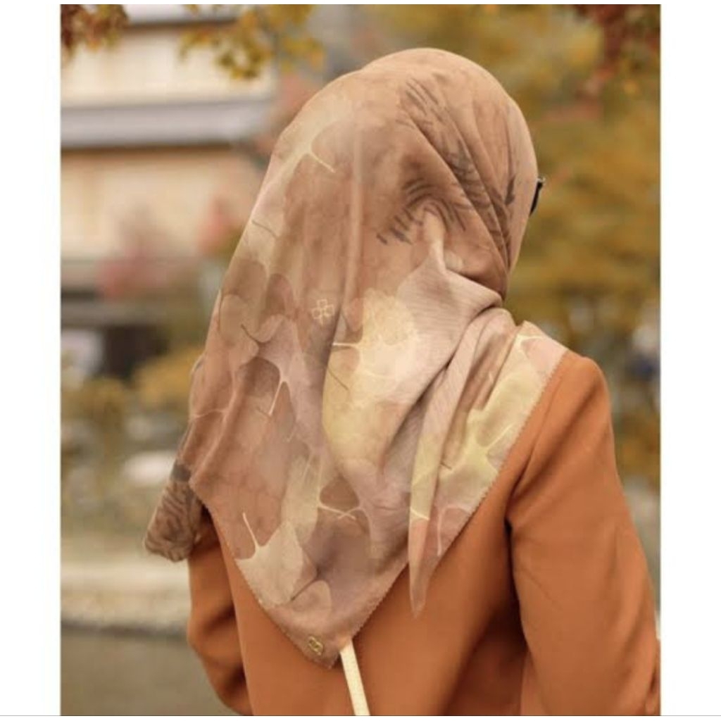 Buttonscarves Ginkgo Salmon