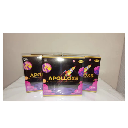 ECERAN APOLLO 5 SACHET APOLLO-12, cordy- G extract Kemasan Baru ApolloX5