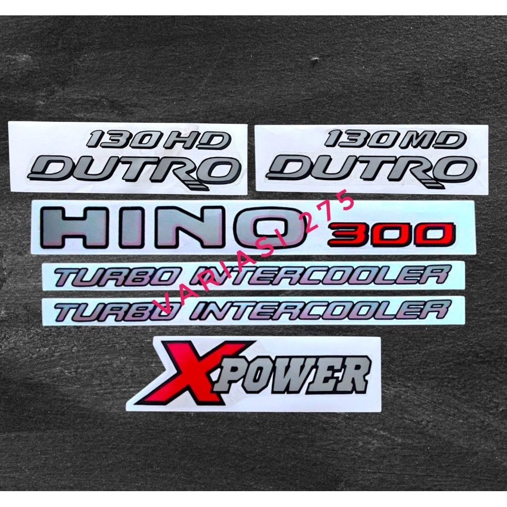stiker hino Dutro 130 hd / stiker hino 300 Dutro / stiker Hino 300 / Stiker Hino 300 Dutro 130 hd / 