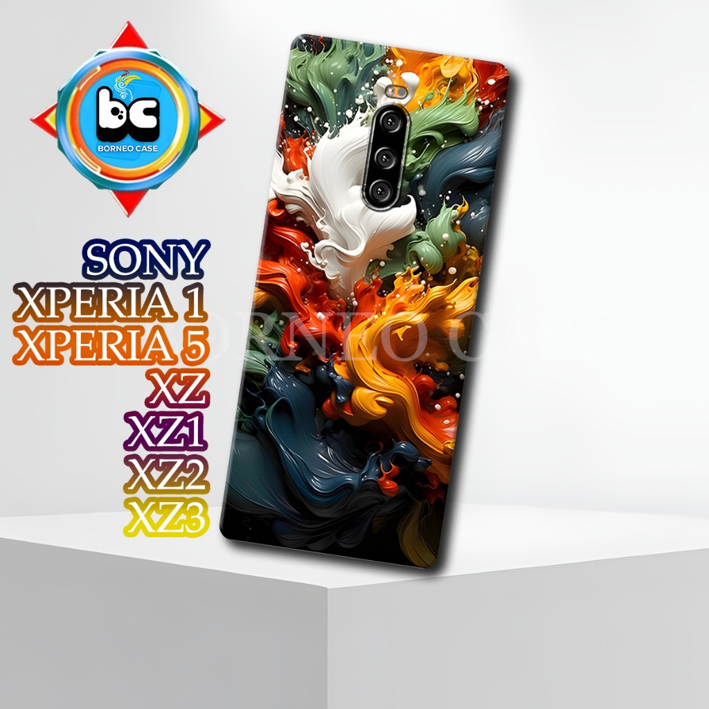 BC13/Casing HP Sony xperia 1/ Xperia 5/ XZ/ XZ1/ XZ2/ XZ3 Terbaru- Motif Abstrak | Desain Stylish da