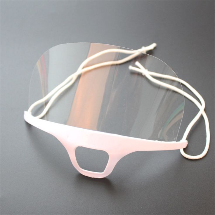 Masker Koki transparan Masker mulut mouth shield sanitary mask isi 10 JB-001S