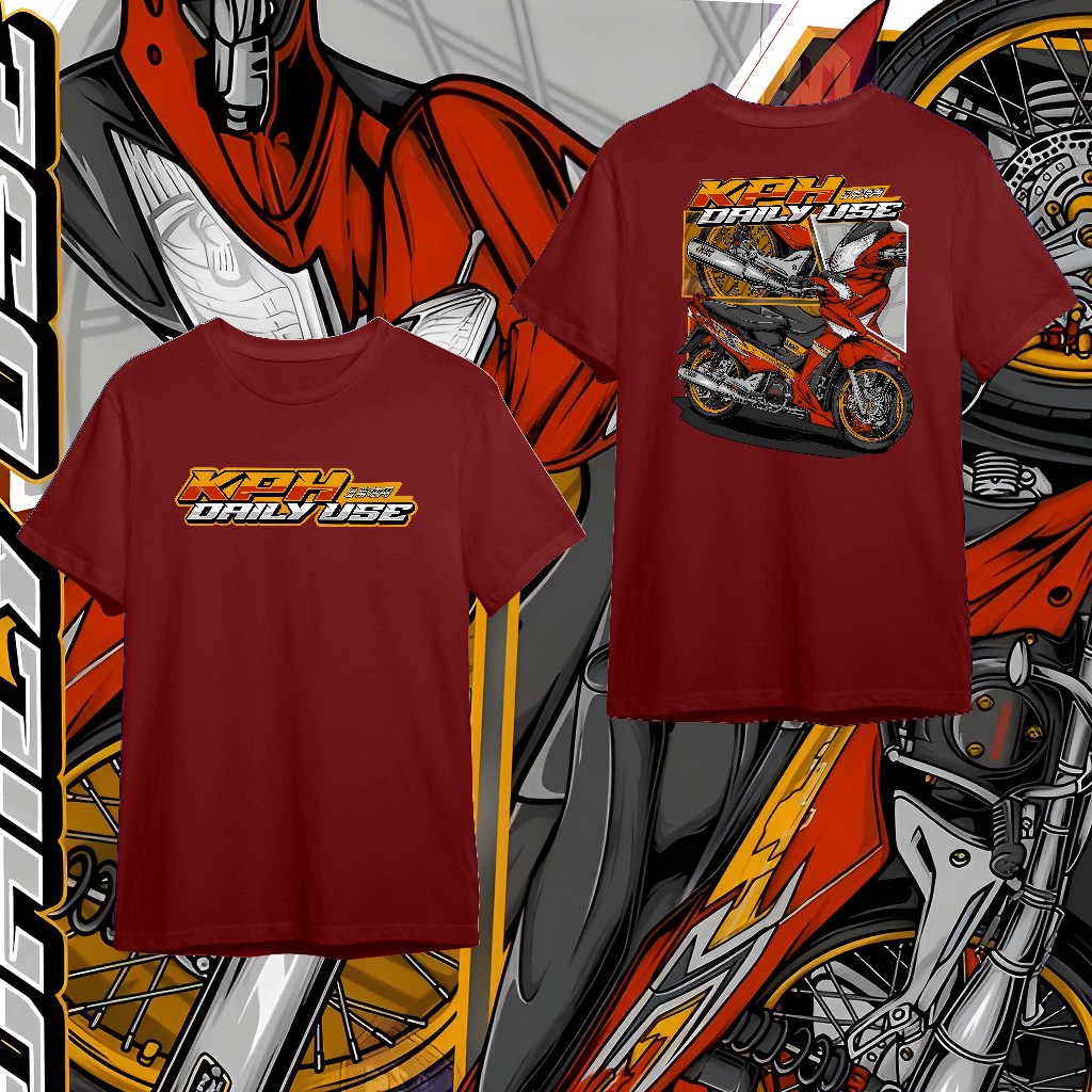 Kaos KPH Daily Use - Kaos Motor Honda KPH - Baju KPH harian Kaos Distro Unisex Kaos Pria