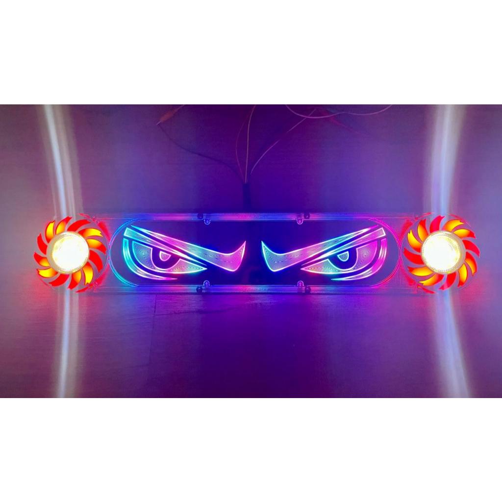 Lampu Rem Belakang Truk 12-24 Volt Panjang 60cm Nyala RGB / Stop Lamp LED Truck Mata Spiral 12 Volt 