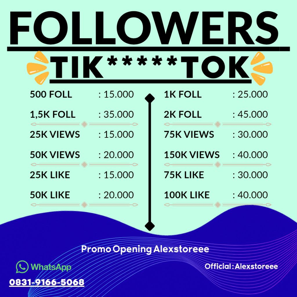 FOLLOWER TIK**TOK PERMANEN