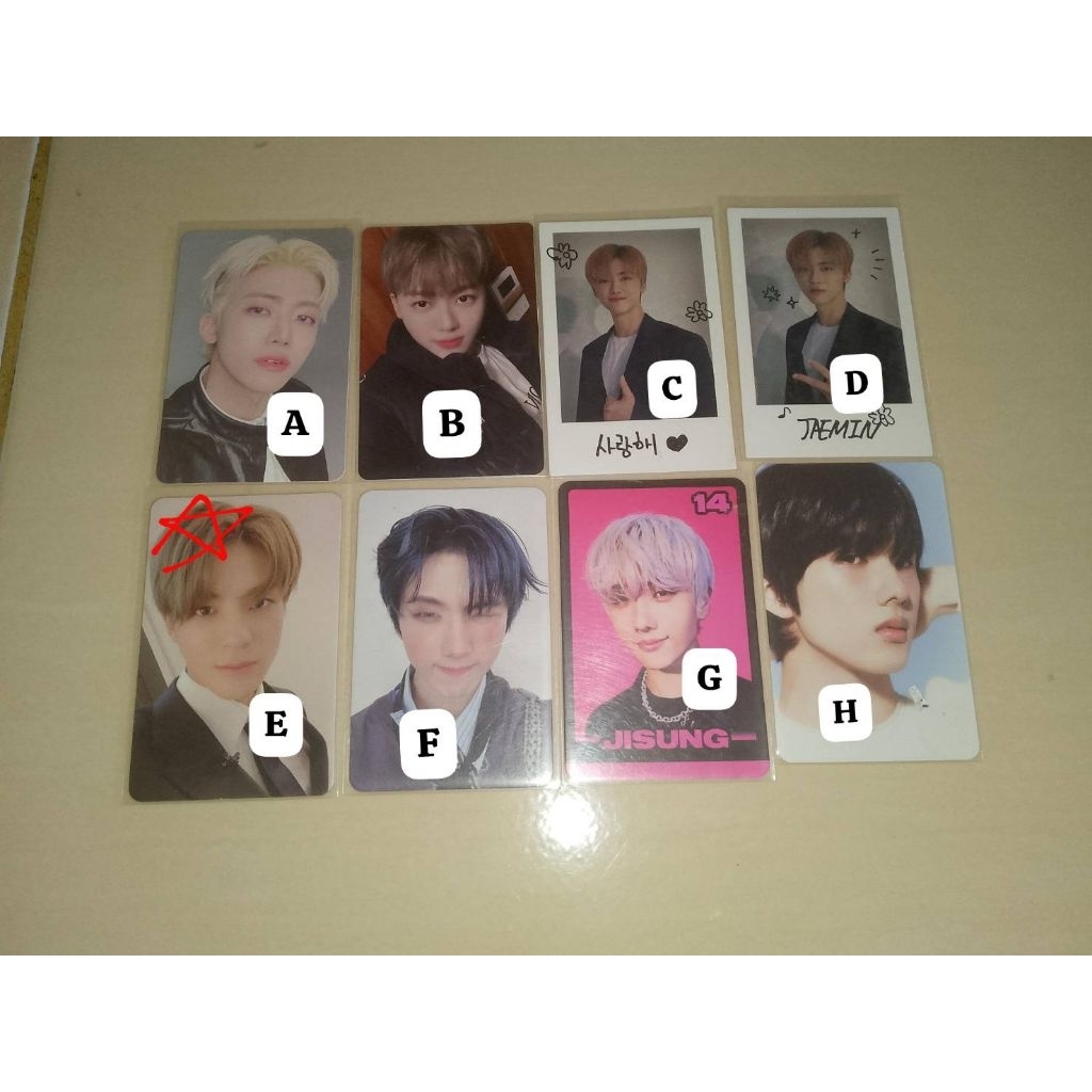 CLEARANCE SALE PHOTOCARD NCT JAEMIN JENO JISUNG OFFICIAL