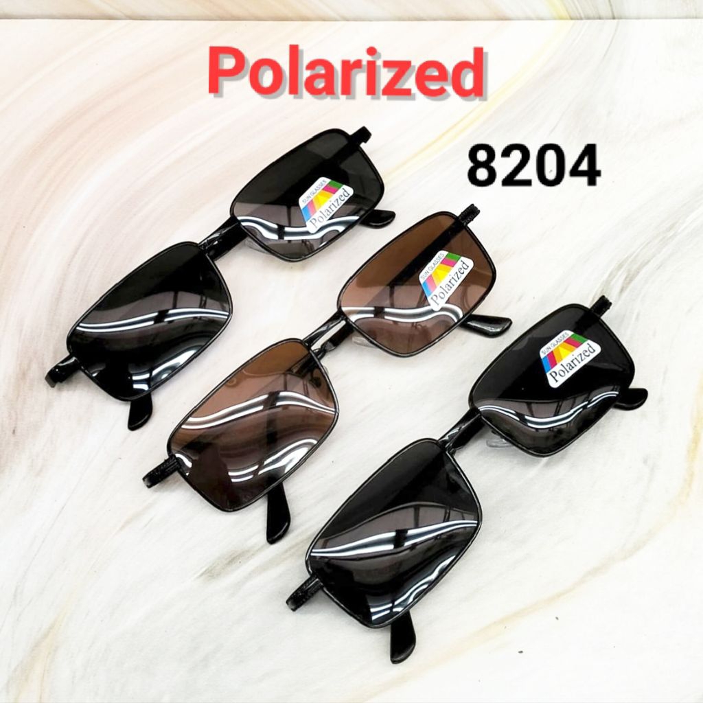 [YC8204] Kacamata Hitam Sunglasses Fashion Polarized Unisex Pria Wanita (Frame Kecil Ukuran Dewasa)