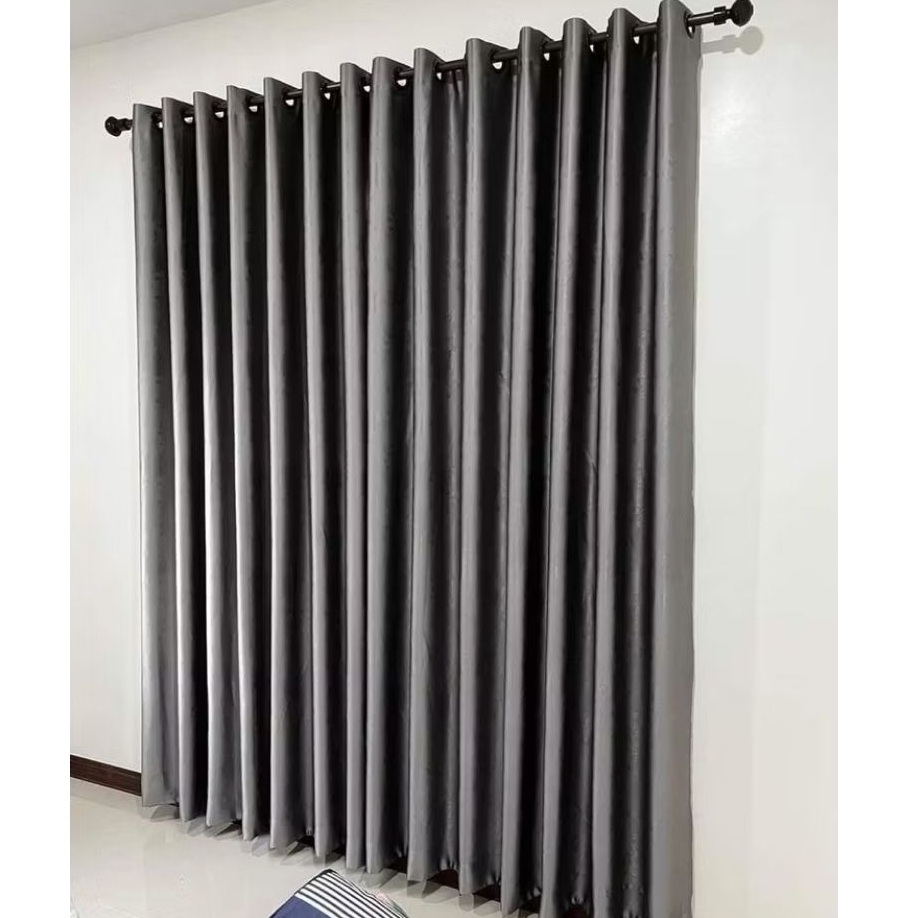 Gorden Jendela minimalis elegan polos 7 gelembung