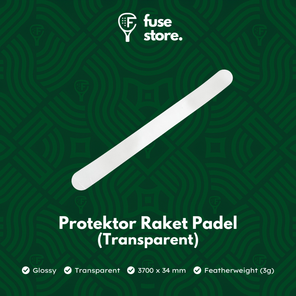 FUSE Transparent Padel Racket Protector Universal Tape