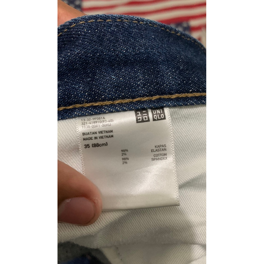 Denim selvedge uniqlo