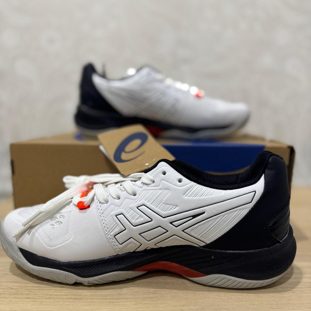 Sepatu Lari ASlCS  Sepatu Olahraga Voli Sky FF Elite White Red New