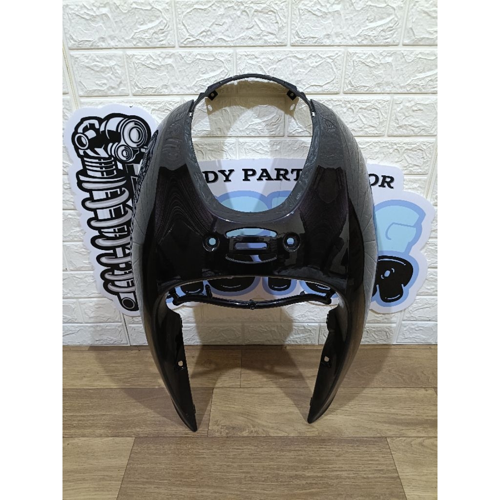 PANEL TAMENG DADA DEPAN BODY DEPAN DASI DEPAN SCOOPY KARBU LAMA HITAM VIOLET 2010 2011 2012 2013 TEN