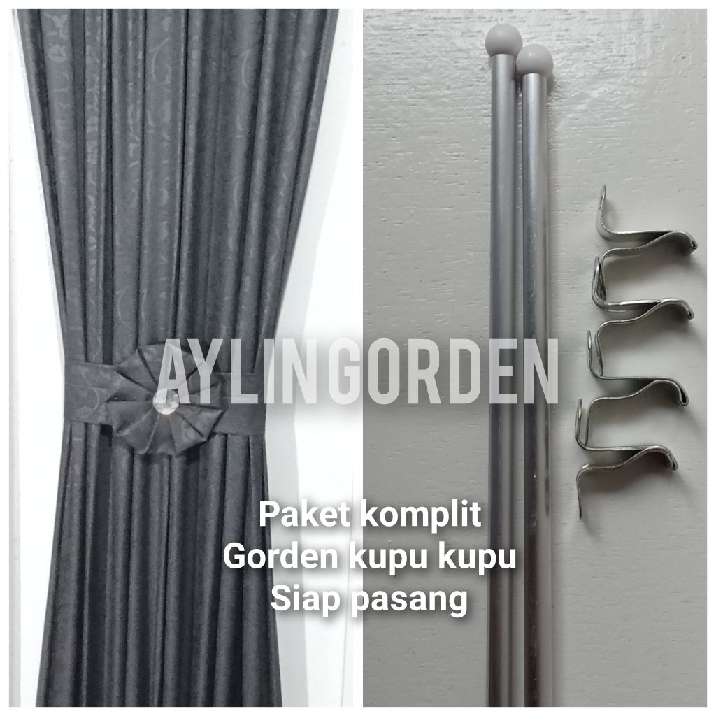 gorden minimalis gorden kupu kupu gorden ikattengah gorden estetik gorden jendela panjang tirai mini