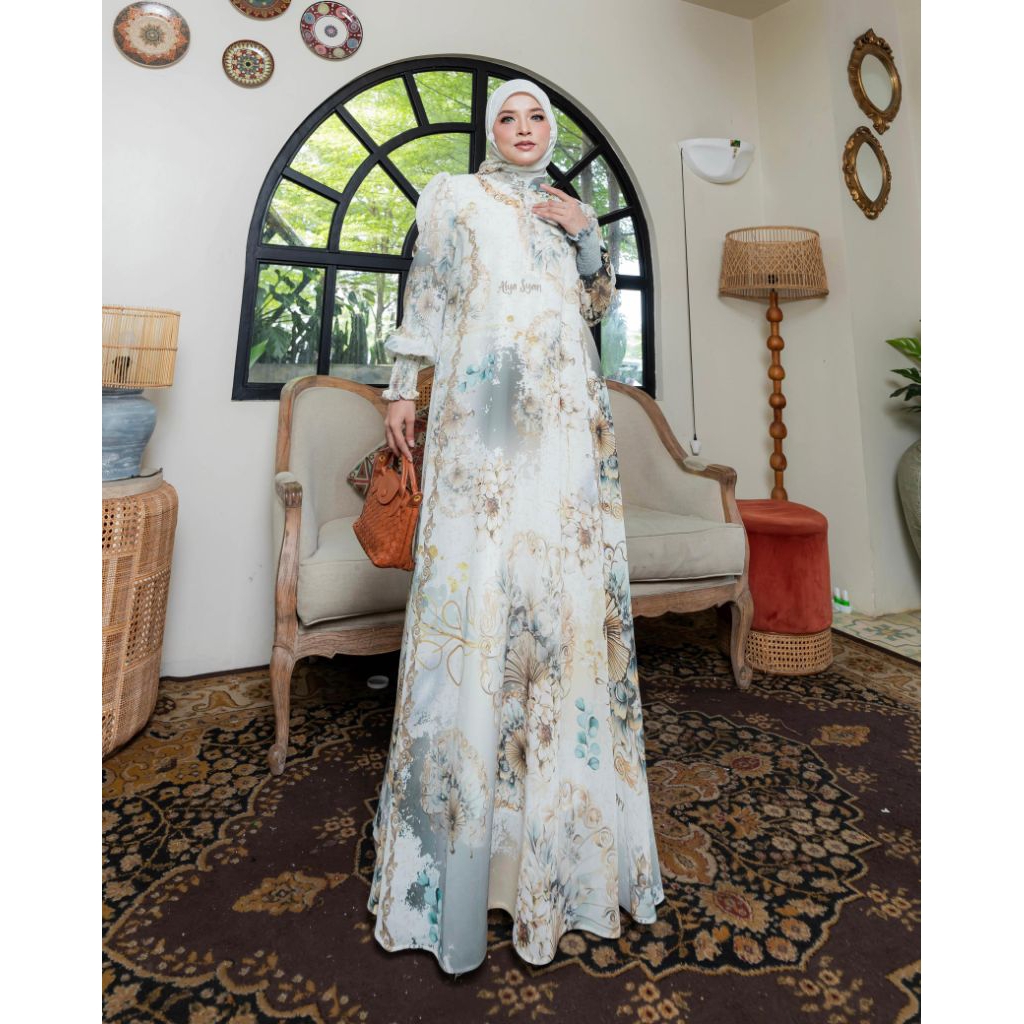 BISA COD ( ADHA  SERIES BY ALYA SYARI ORI PREMIUM GAMIS ALYA TERBARU