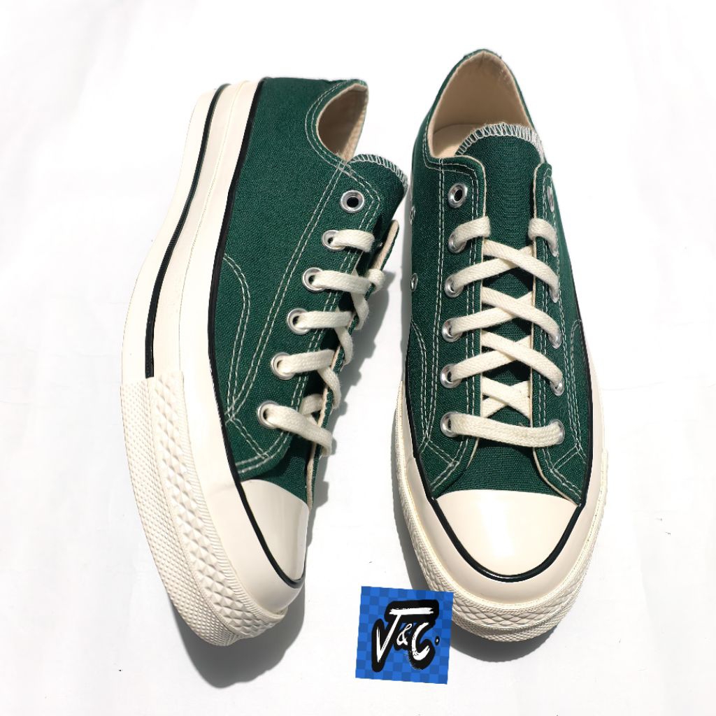 Converse Chuck 70 70s Seasonal Bold Fresh Color Ox Green Envy Midnight Clover