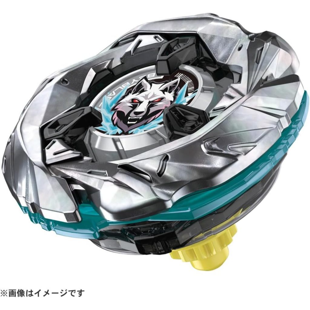 Takara Tomy Beyblade X UX-08 Silver Wolf 3-80FB Spinning Top