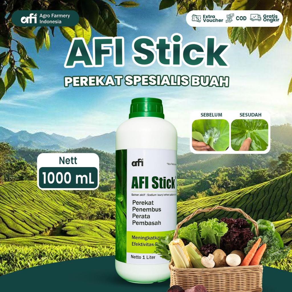 AFI STICK - Perekat Perata Pembasah - Cocok Tanaman Buah - Dilengkapi 70% Sodium Lauryl Ether Sulfat