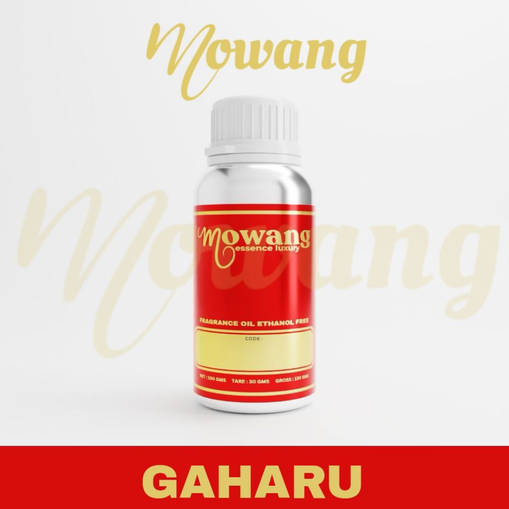 GAHARU - MOWANG FINE FRAGRANCE OIL - BIBIT PARFUM MURNI SEGEL PABRIK