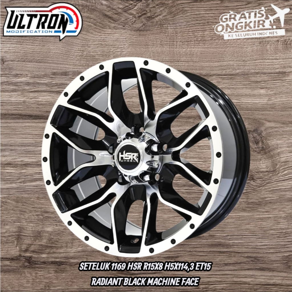 PELEK MOBIL SEMI OFFROAD R15 HSR SETELUK VELG R15 MOBIL TERIOS RUSH XTRAIL PCD 5X114