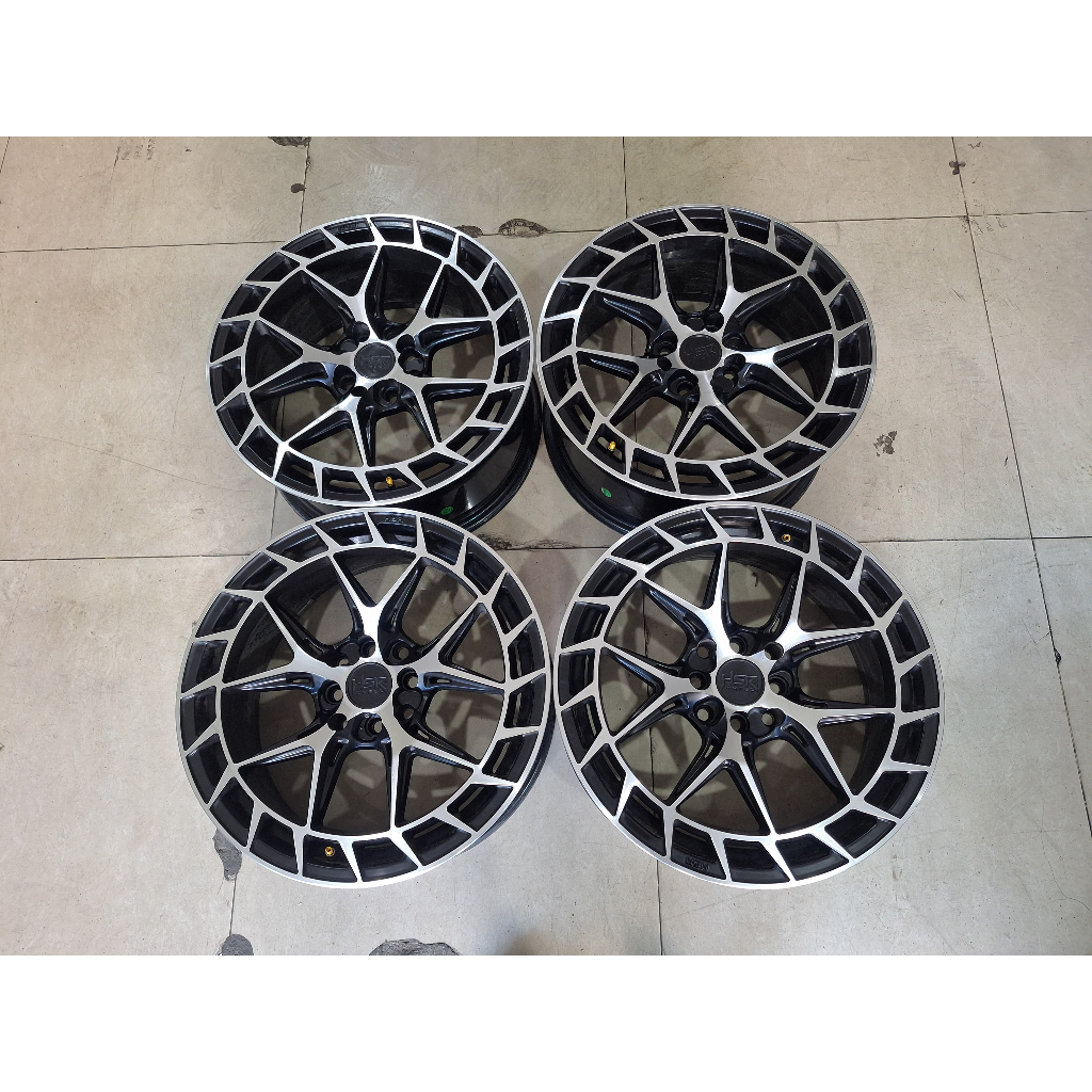 velg/pelek mobil second hsr ring17 baut5x114/100 cocok buat innova,hrv,crv,dll