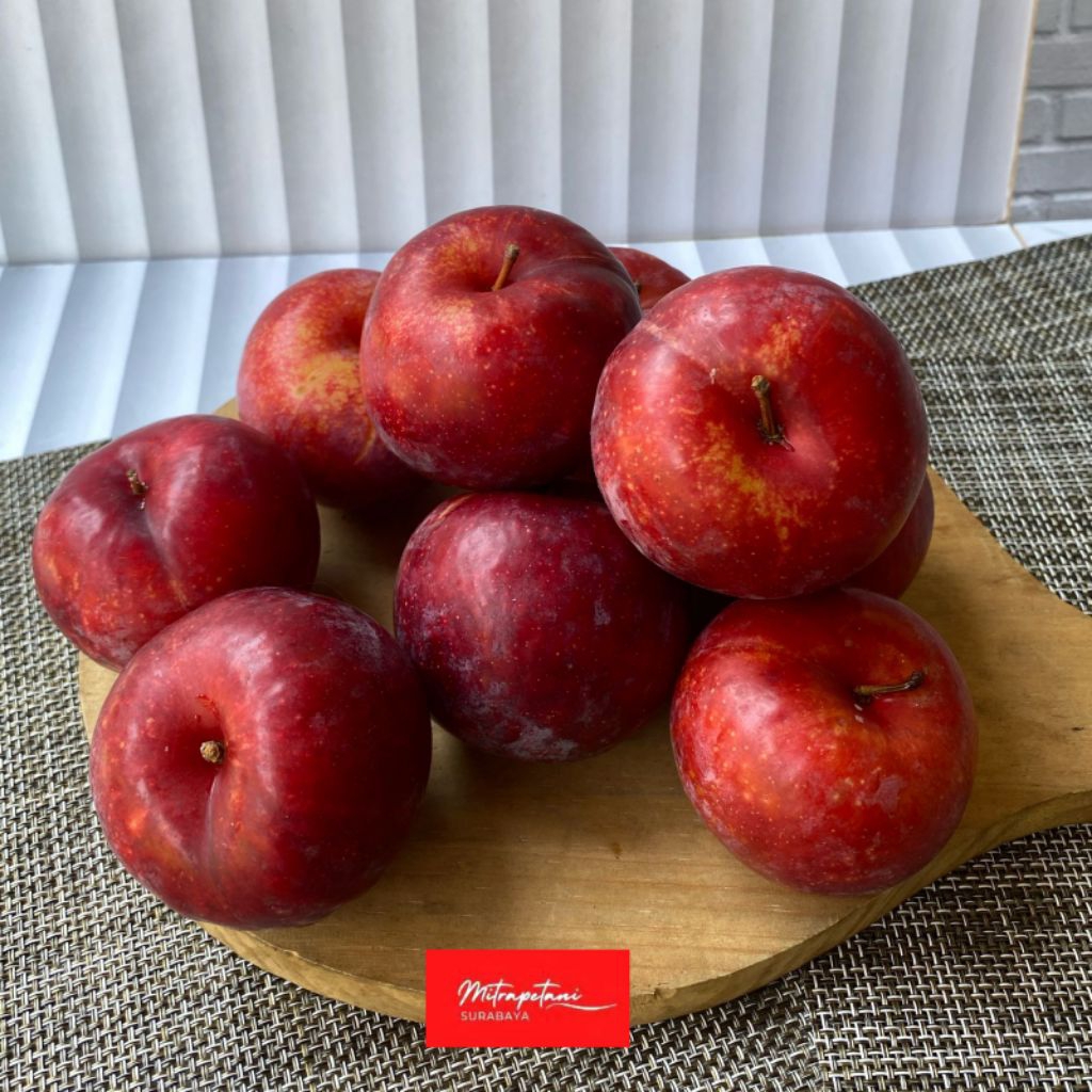 buah plum import, buah plum segar, buah import