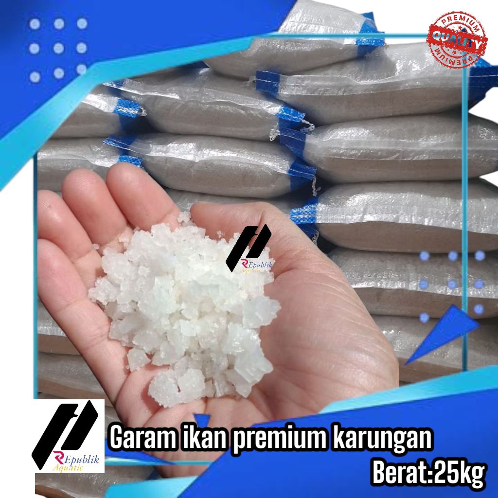 Garam ikan krosok karungan 25kg/garam krosok karungan / garam karungan / garam ikan / garam madura /