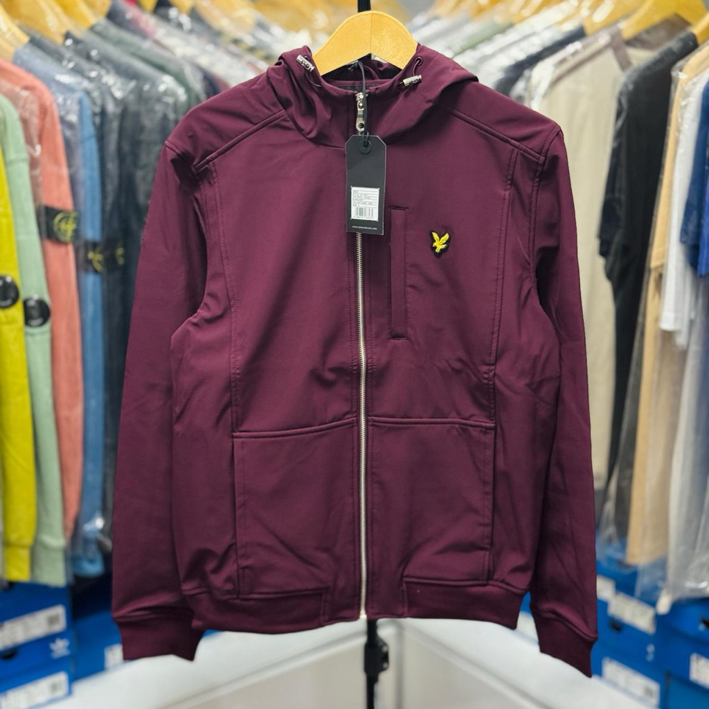 Jacket Lyle Scott Softshell Maroon BNWT Original 100% Size : S L