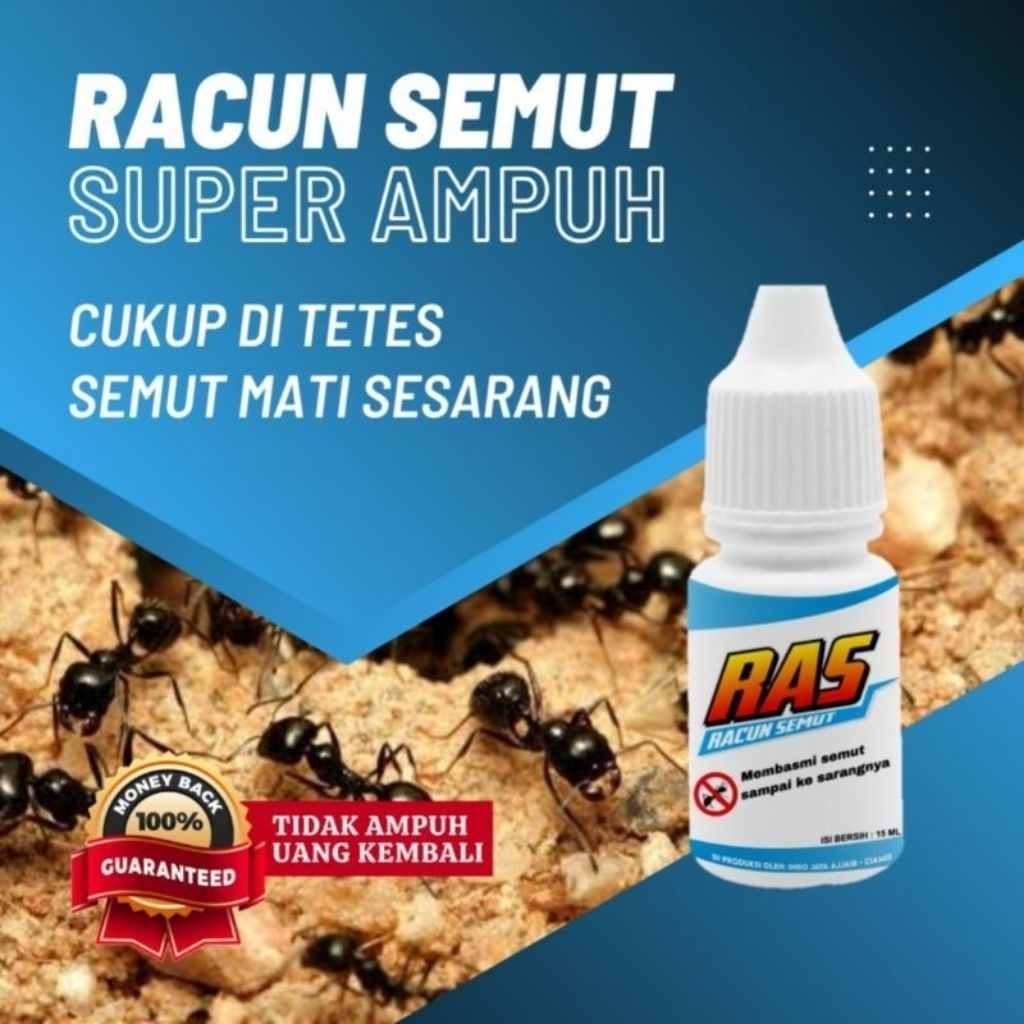 RACUN PEMBASMI SEMUT - BELI 3 FREE 1 RAS SUPER AMPUH RACUN ANTI SEMUT PENGUSIR SEMUT MERAH SEMUT RAN
