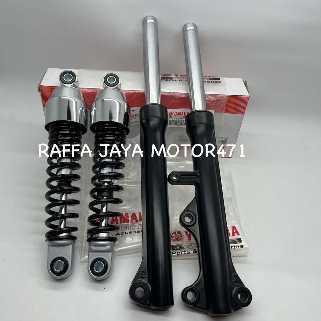 As Shock Depan Tabung + Shockbreaker Belakang Yamaha Jupiter Z New Jupiter z Robot / Jupiter Z1
