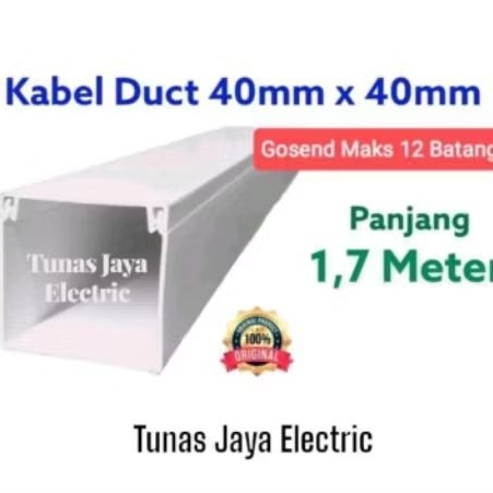 Kabel Duct  /Duct Tutup 40x40 PSD Panjang 170cm