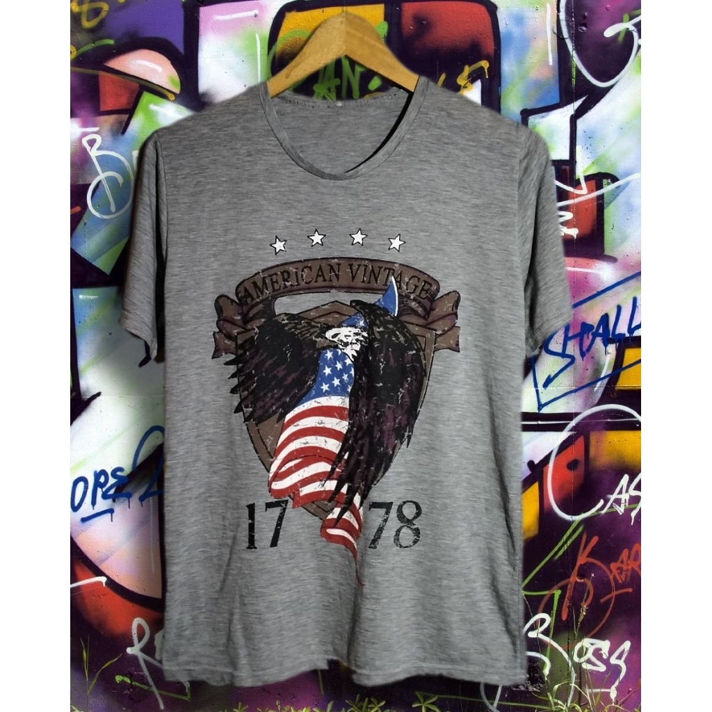 American vintage kaos brand second/bekas/branded