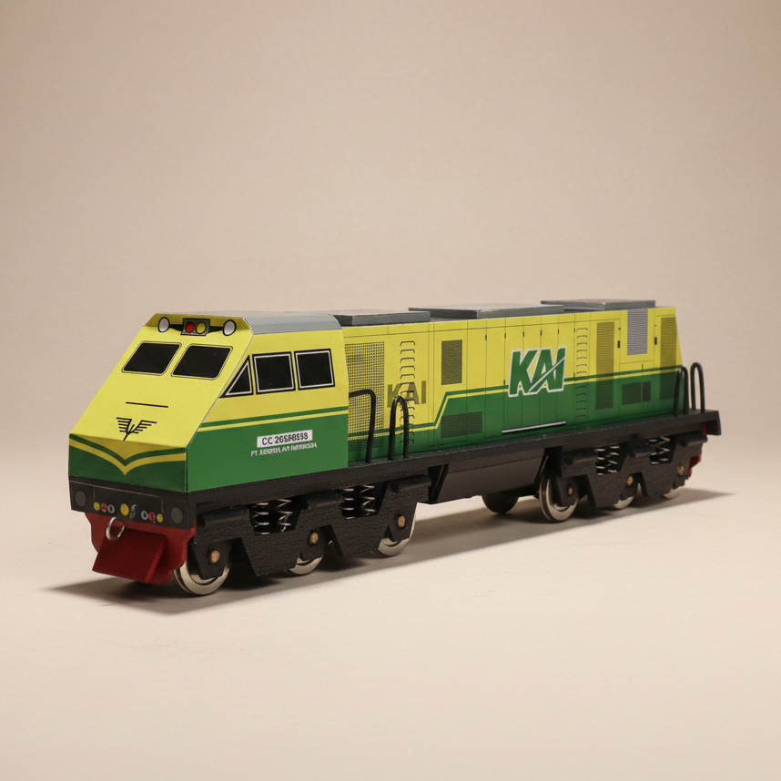 Miniatur Kereta Api Indonesia (KAI)-Miniatur Kereta Api Lokomotif Diesel-Miniatur Kereta Api Bisnis 