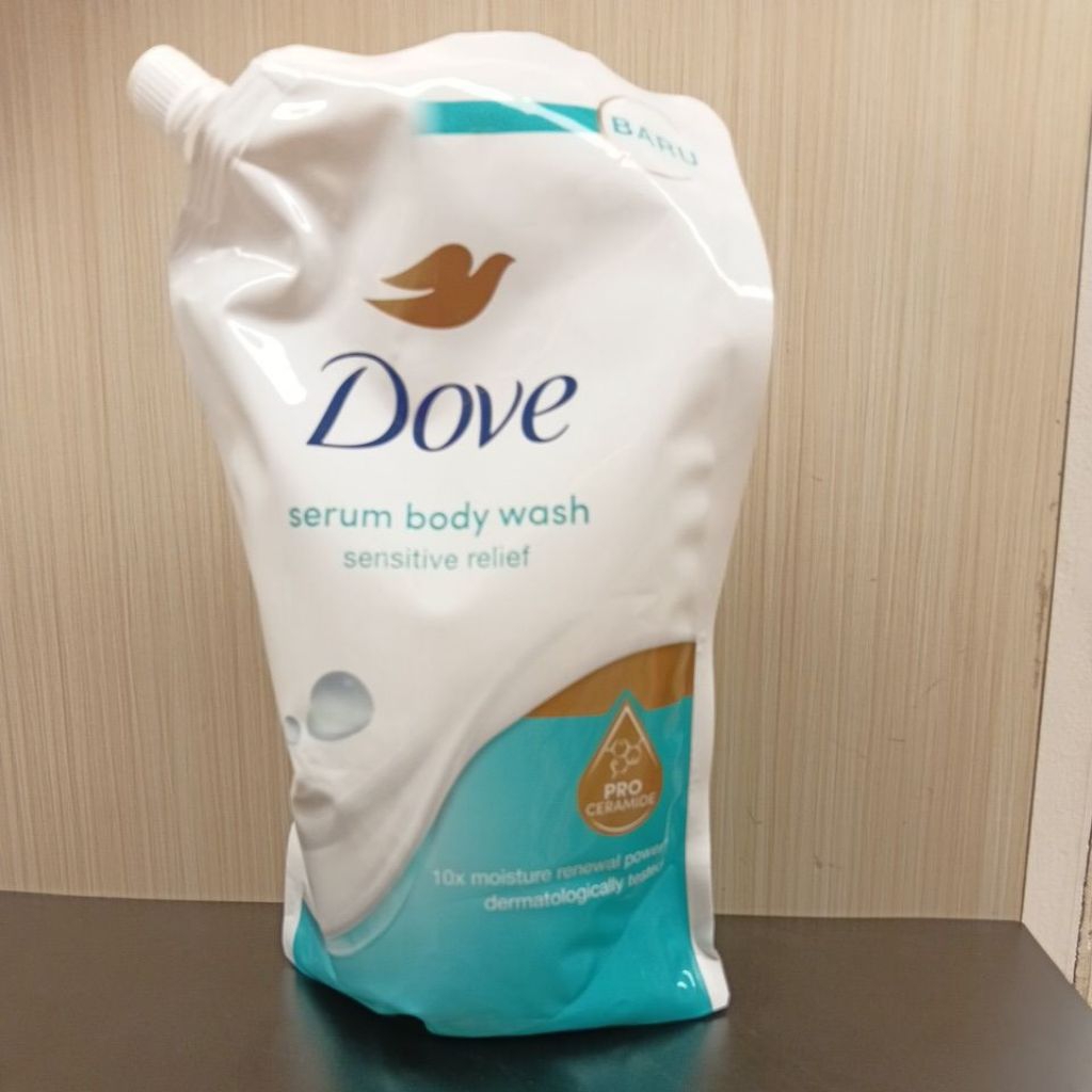 Dove Serum Body Wash Sensitive Relief 800ml - Sabun Dove Sensitive Relief - Dove Pro Ceramide Serum 
