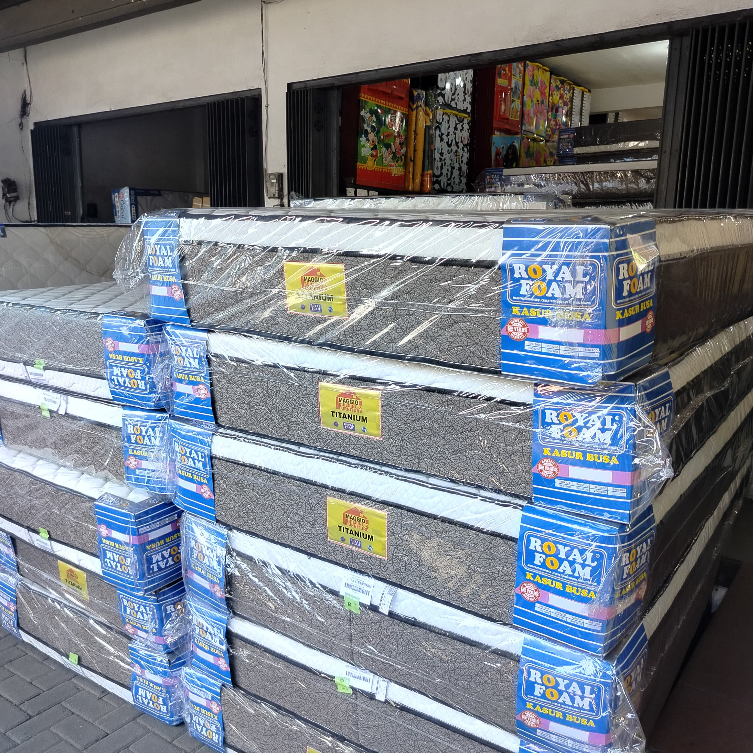 Kasur Busa Premium Royal Foam Titanium Esteem Rebonded Orthopedic Plush Top Tebal 30cm